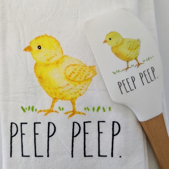 RAE DUNN Happy Spring Peep Baking 4pc Gift Set NWT - Picture 3 of 5